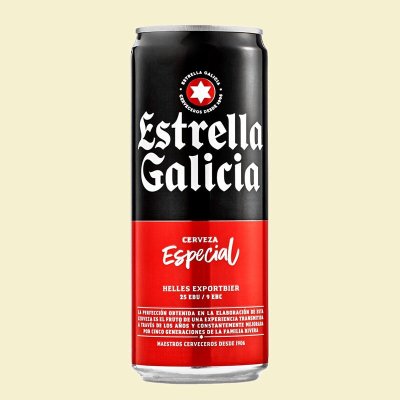 Cerveza Estrella Galicia rubia 33 cl