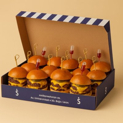 Mini Cheeseburger x12 unid