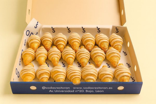 Mini Croissant Chocolate Blanco x 24u